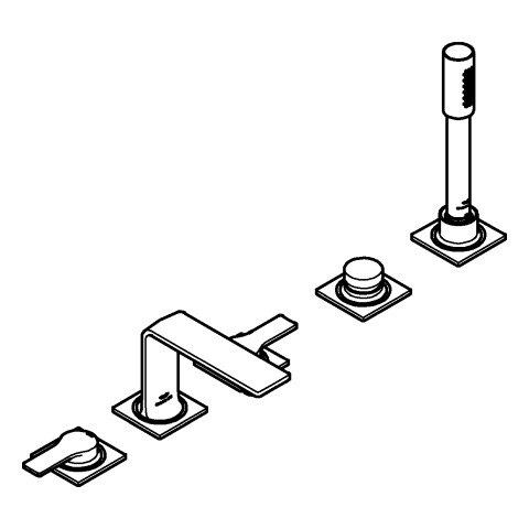 Grohe bath combination - bath,